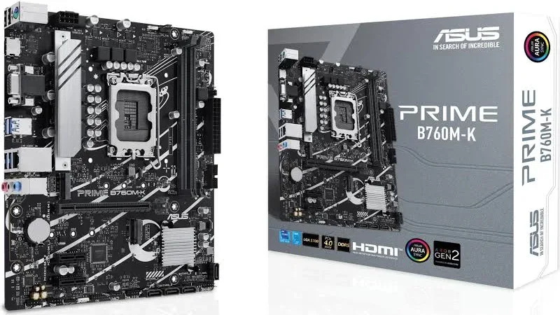 ASUS B760M Micro ATX PRIME B760M-K2,5 GbE SATA III image 2