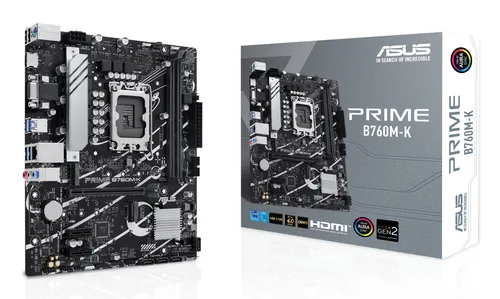 ASUS B760M Micro ATX PRIME B760M-K2,5 GbE SATA III