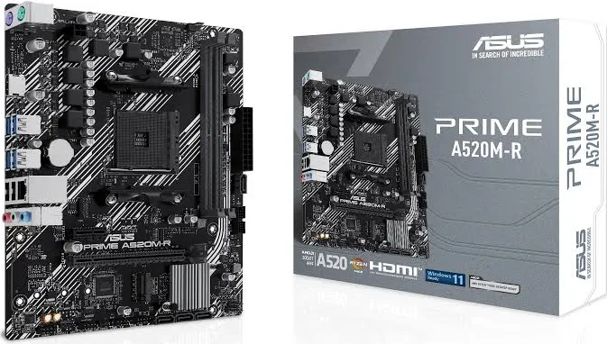 ASUS PRIME A520M-R Prise micro ATX AMD A520 AM4 image 2