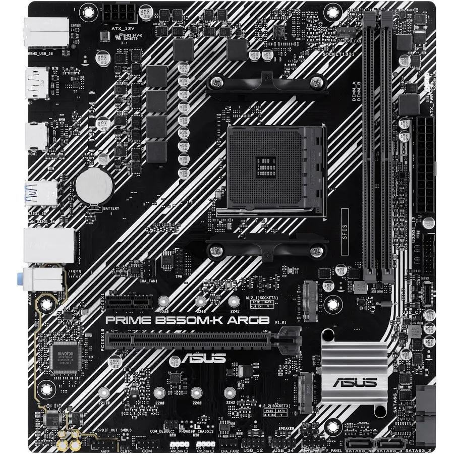 ASUS PRIME B550M-K ARGB image 1