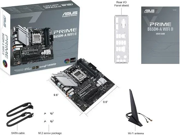 ASUS PRIME B650M-A WIFI II AMD B650 image 5