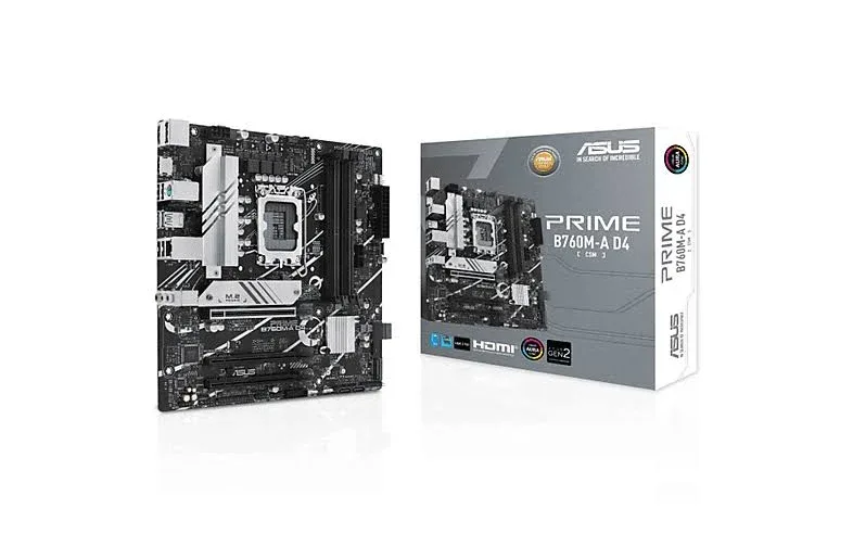 ASUS PRIME B760M-A D4-CSM Intel B760 micro ATX image 1