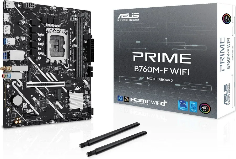 ASUS PRIME B760M-F WIFI Intel B760 Micro ATX WiFi 6  image 3
