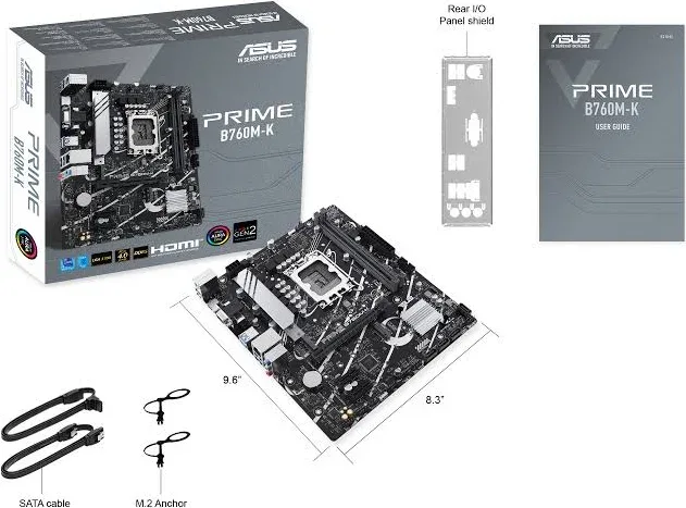 ASUS PRIME B760M-K image 2