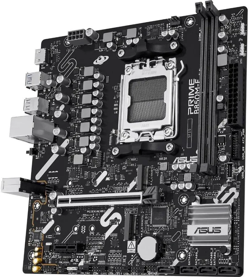 ASUS PRIME B850M-F B850 Micro ATX image 3