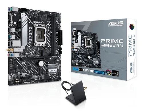 ASUS PRIME H610M-A WIFI D4 Intel H610 micro ATX