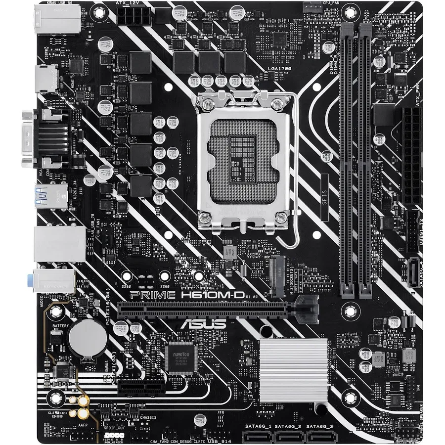 ASUS PRIME H610M-D Intel H610 micro ATX image 1