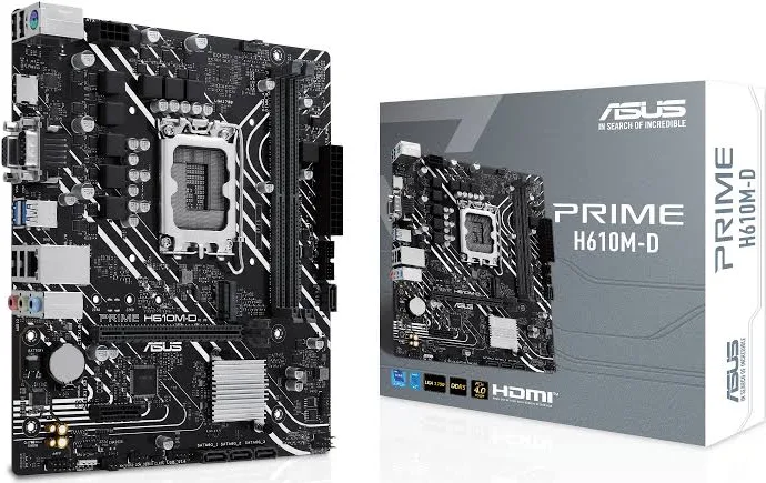 ASUS PRIME H610M-D Intel H610 micro ATX image 2