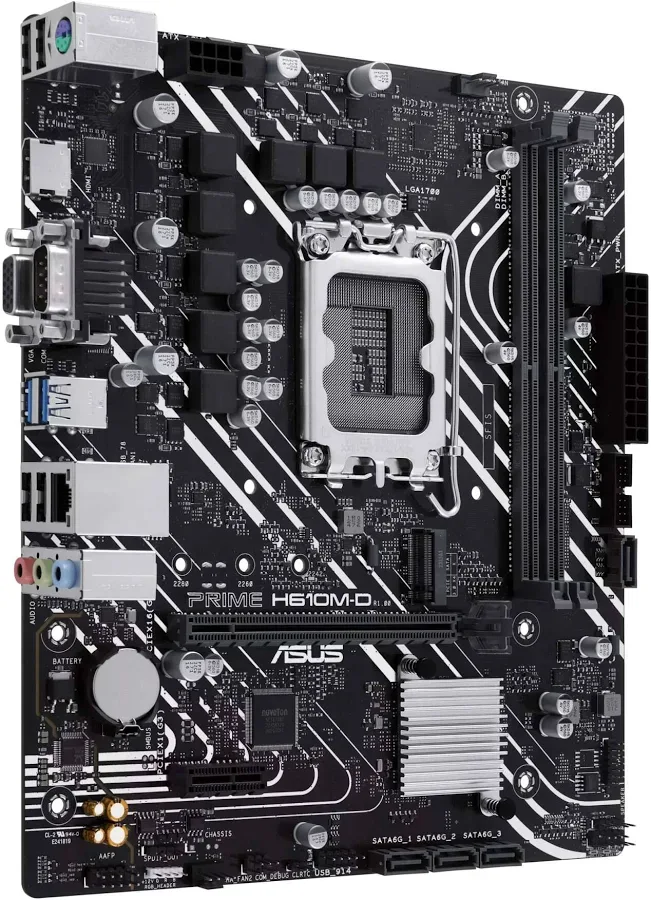 ASUS PRIME H610M-D Intel H610 micro ATX image 4