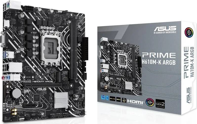 ASUS PRIME H610M-K ARGB H610 LGA1700 Micro-ATX RGB image 5
