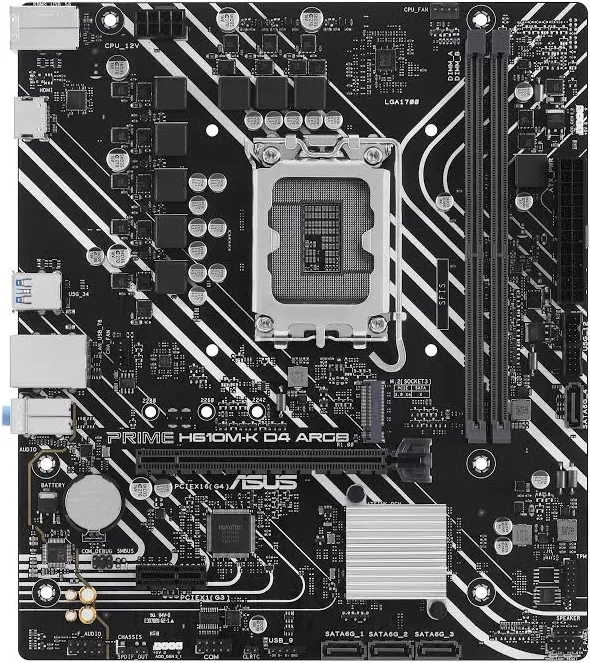 ASUS PRIME H610M-K D4 ARVB Intel H610 micro ATX image 3