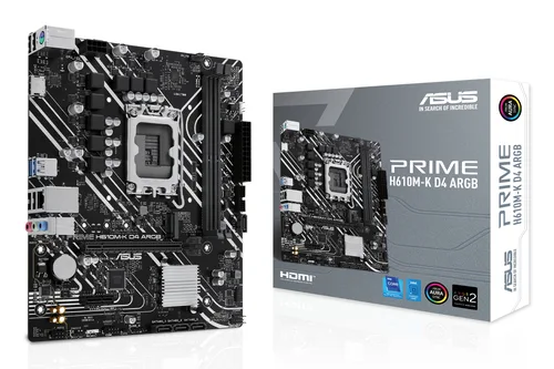 ASUS PRIME H610M-K D4 ARVB Intel H610 micro ATX