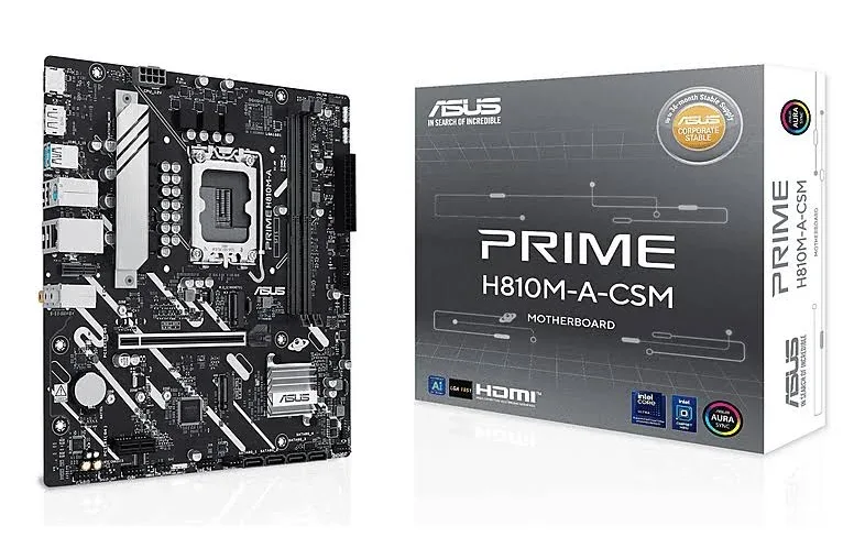 ASUS PRIME H810M-A-CSM Intel H810 LGA 1851 V1 micro ATX image 1