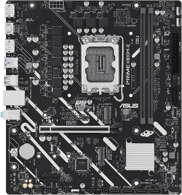 ASUS PRIME H810M-E-CSM H810 LGA1851 Micro-ATXRGB image 2