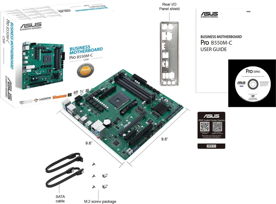 ASUS PRO B550M-C/CSM image 4