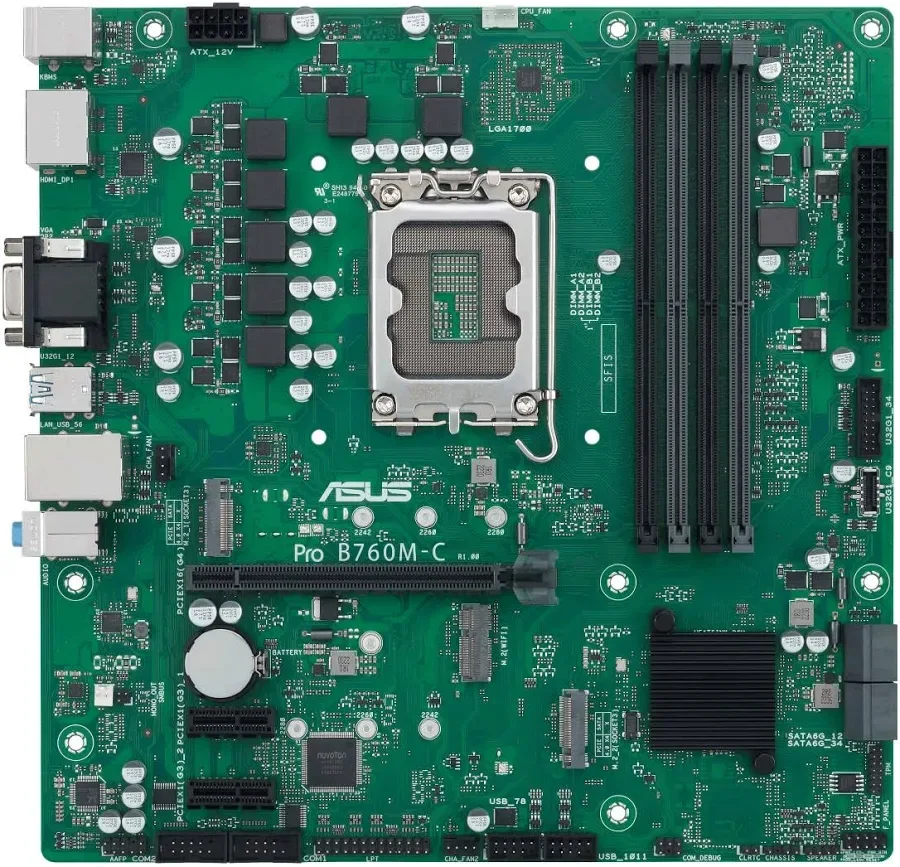 ASUS PRO B760M-C-CSM B760 micro ATX40 image 1