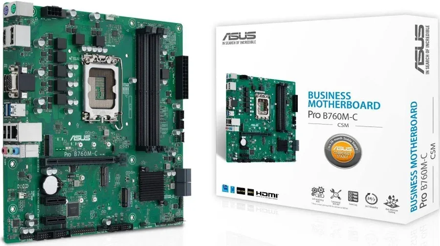 ASUS PRO B760M-C-CSM B760 micro ATX40 image 2