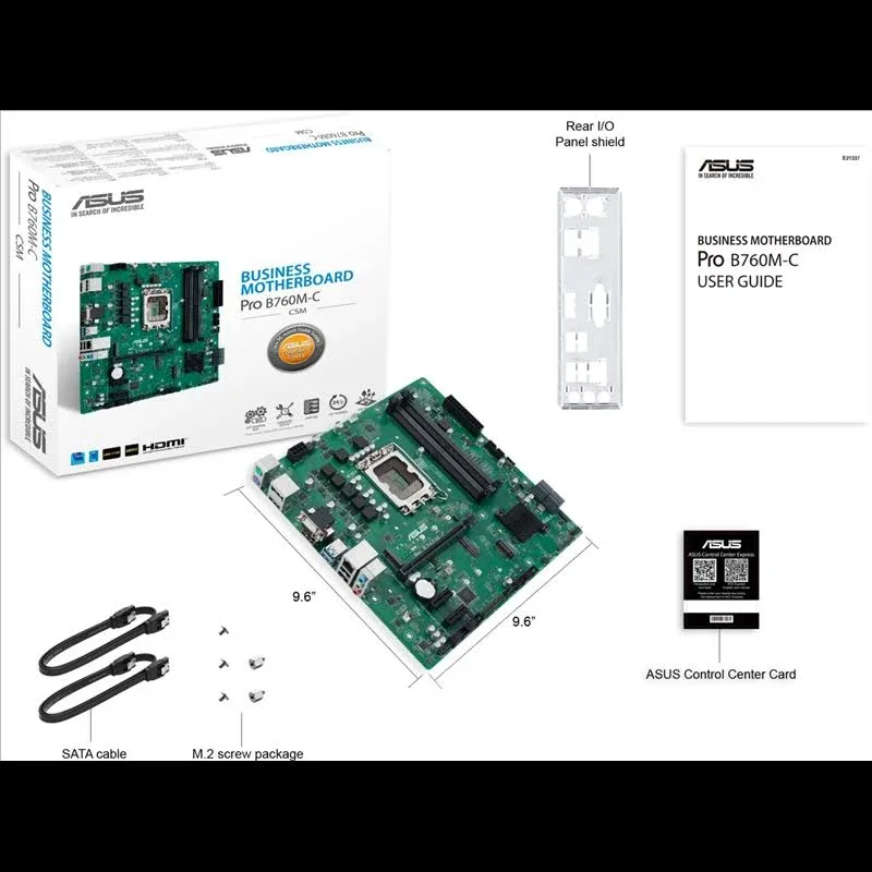 ASUS PRO B760M-C-CSM Intel B760 micro ATX image 5