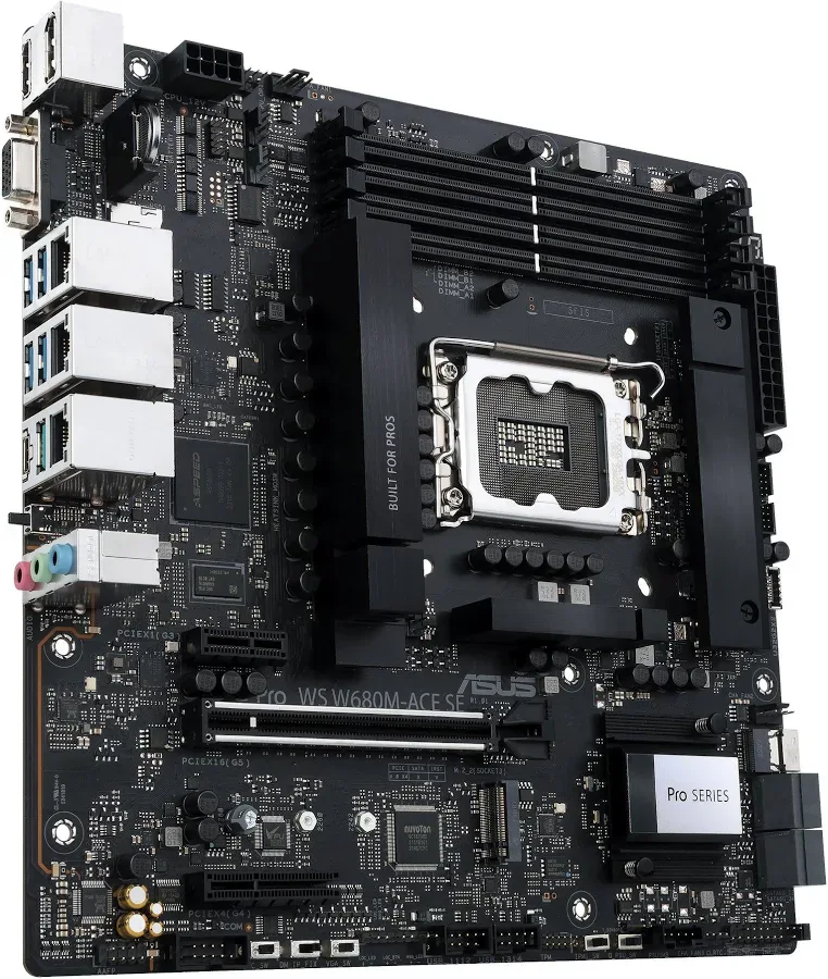 ASUS PRO WS W680M-ACE SE Intel W680 micro ATX image 2