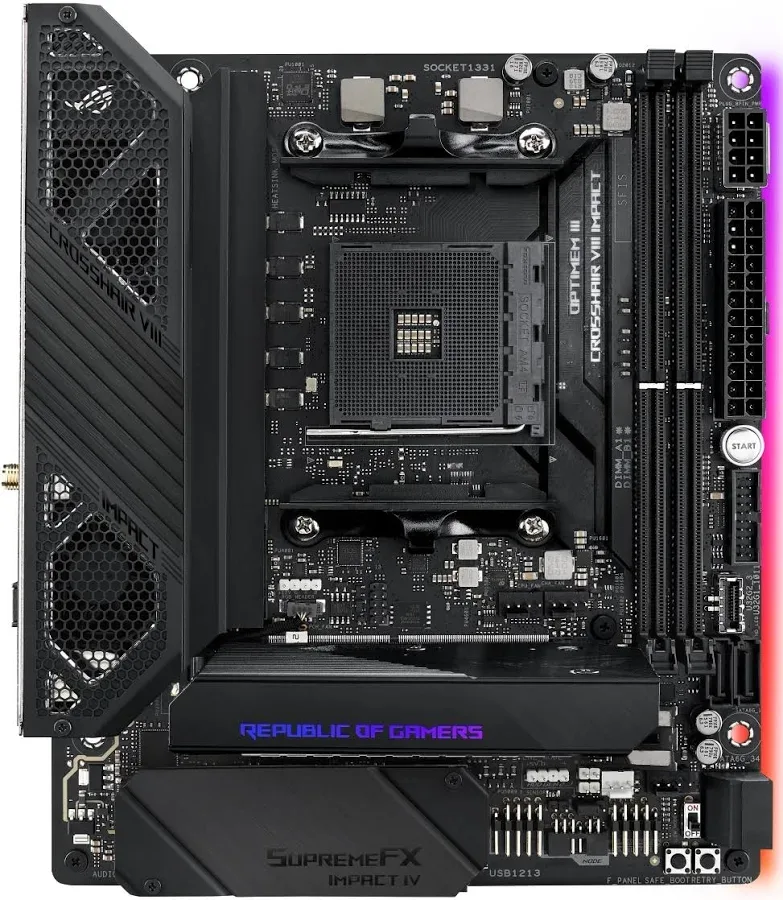 ASUS ROG Crosshair VIII Impact AMD X570 image 3
