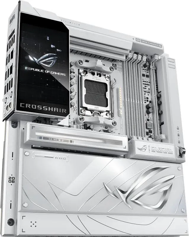 ASUS ROG Crosshair X870E Glacial X870E E-ATX WiFi 7RGB image 2
