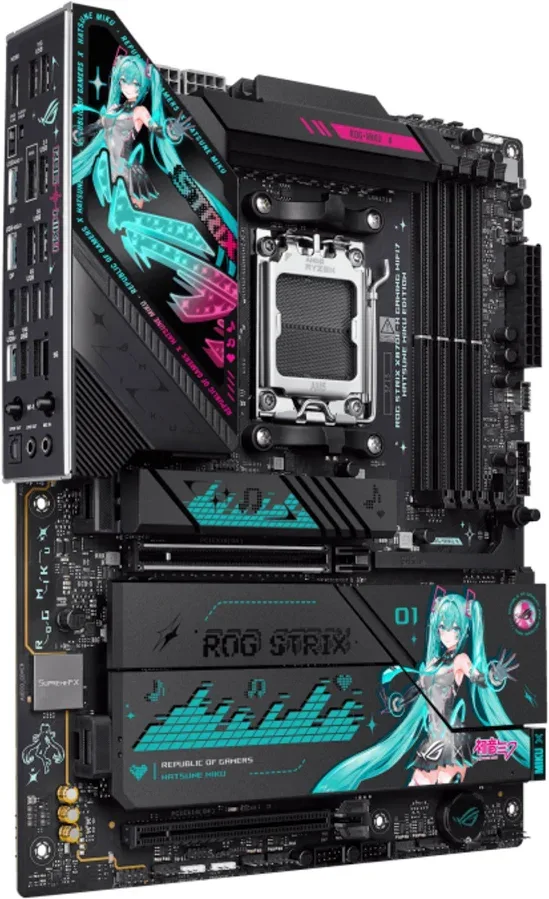 ASUS ROG STRIX X870E-H GAMING WIFI Hatsune Miku Edition image 2