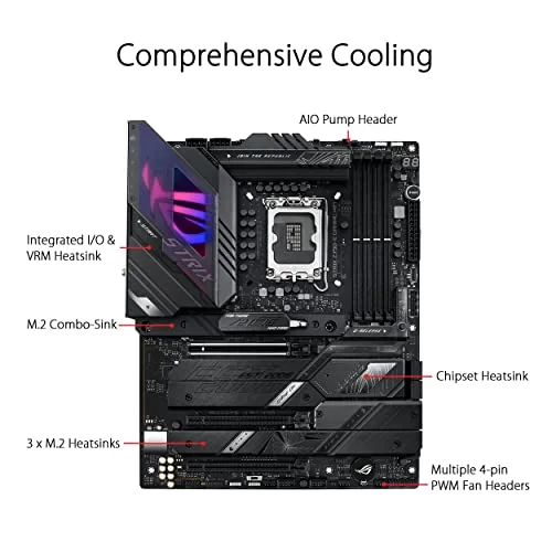 ASUS ROG STRIX Z790-E GAMING WIFI Carte mère - LGA1700 Intel Z790 - vue 3
