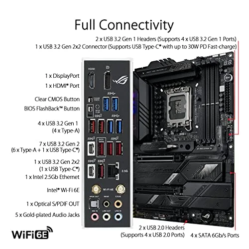 ASUS ROG STRIX Z790-E GAMING WIFI Carte mère - LGA1700 Intel Z790 - vue 5