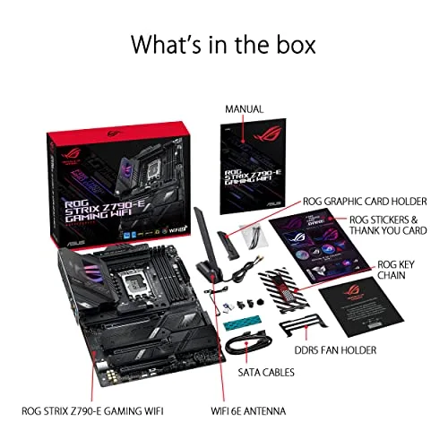 ASUS ROG STRIX Z790-E GAMING WIFI Carte mère - LGA1700 Intel Z790 - vue 6