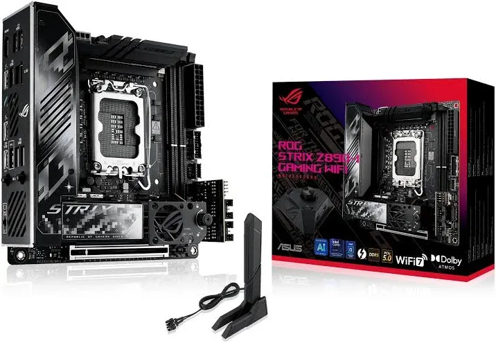 ASUS ROG STRIX Z890-I GAMING WIFI Intel Z890 LGA 1851  V1 mini ITX image 1