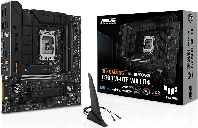 ASUS TUF GAMING B760M-BTF WIFI D4 Intel B760 micro ATX image 2