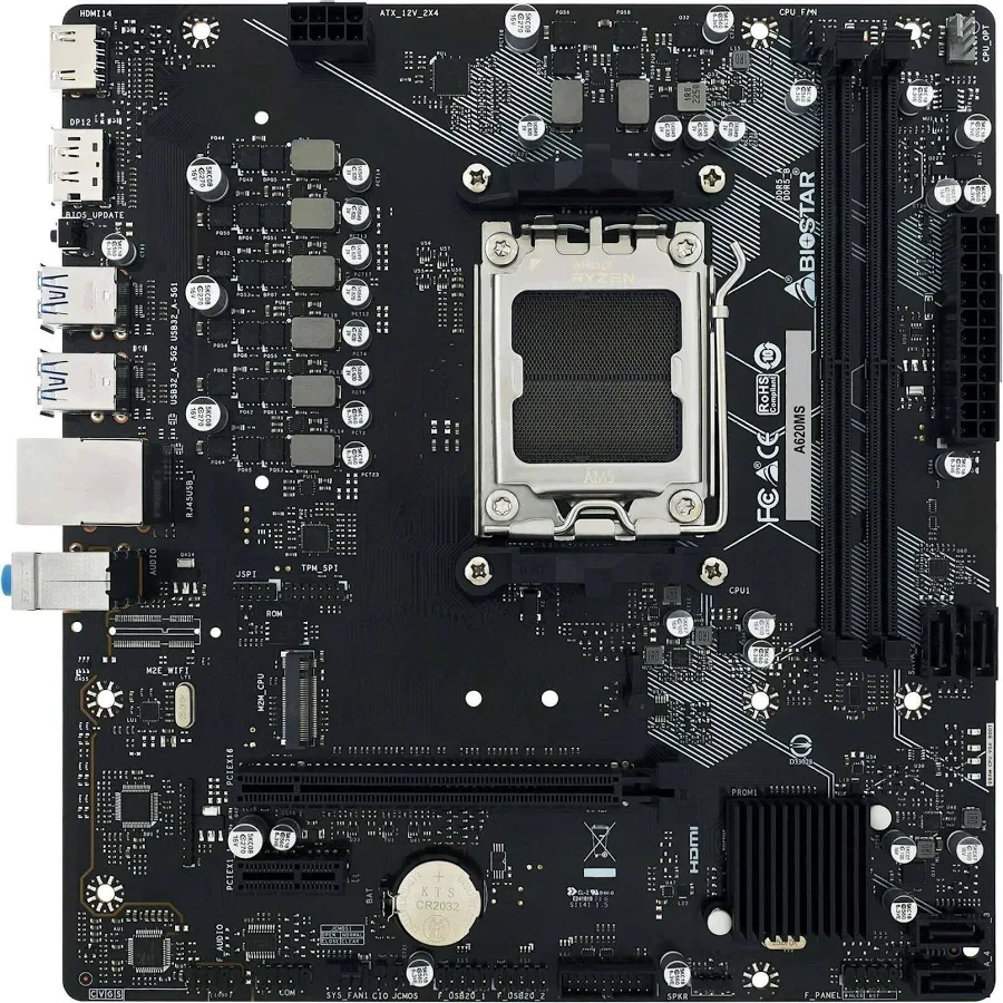 Biostar A620MS AMD Zócalo-SDRAM 128 Go micro ATX image 2