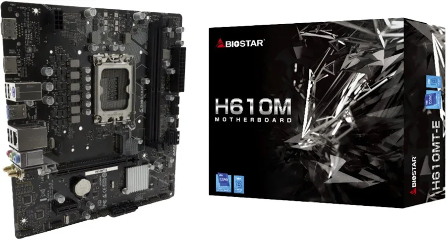 Biostar H610MT-E Intel H610 LGA1700micro ATX sans WiFi 64 GoSATA III image 2