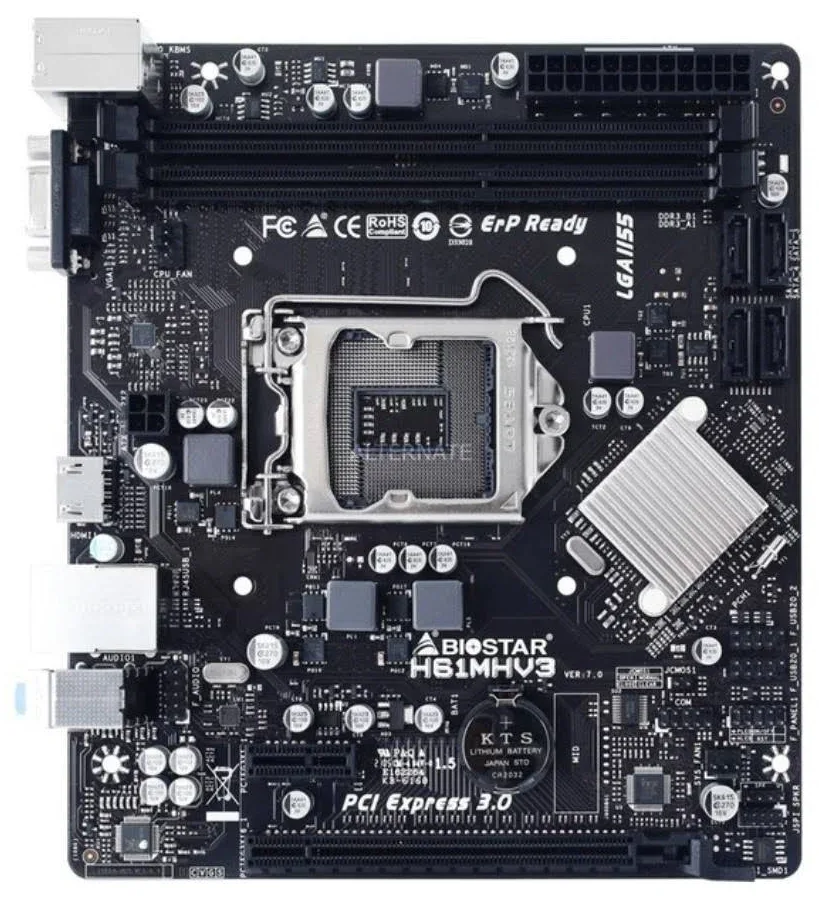 Biostar H61MHV3 image 2