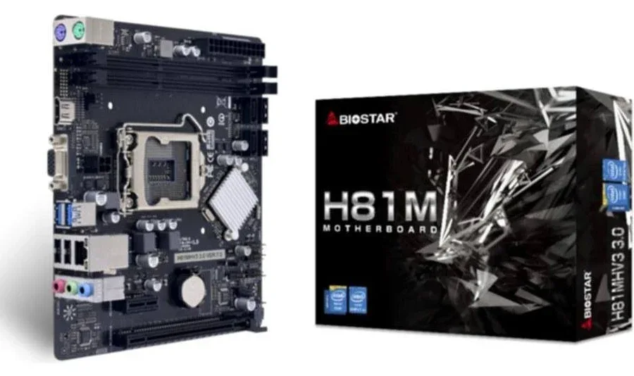 Biostar H81MHV3 30 Intel H81 LGA 1150 DDR3 Micro ATX image 4
