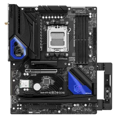 Carte Mère - ASRock - B650E PG Riptide WiFi - Socket AM5 - WiFi - DDR5 SDRAM - vue 2