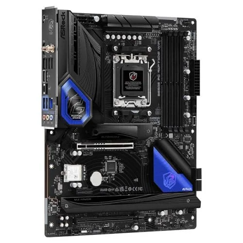 Carte Mère - ASRock - B650E PG Riptide WiFi - Socket AM5 - WiFi - DDR5 SDRAM - vue 4