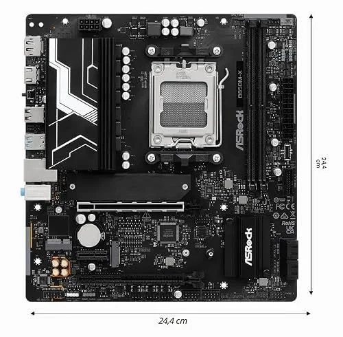 Carte Mère - ASROCK - B850M-X - Socket AM5 - Micro ATX - 1 Processeur Max - vue 6