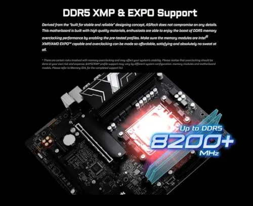 Carte Mère - ASROCK - B850M-X - Socket AM5 - Micro ATX - 1 Processeur Max - vue 9