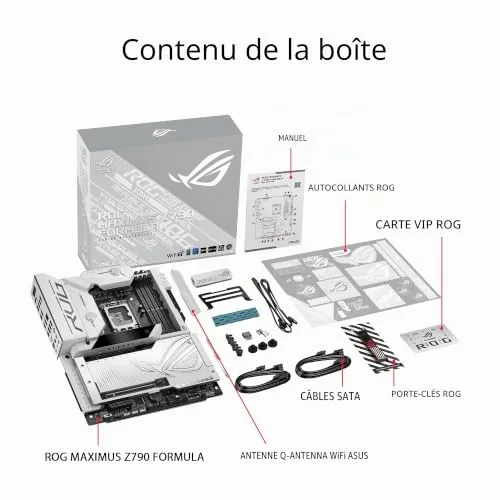 Carte mère - ASUS - ROG MAXIMUS Z790 FORMULA - ATX - DDR4 - 64 Go RAM - vue 7