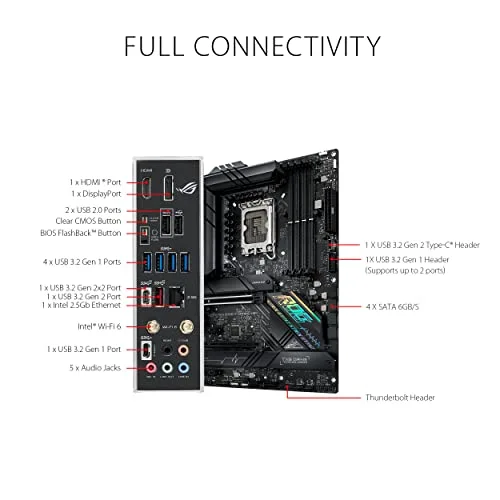Carte Mère - ASUS - ROG STRIX B660-F GAMING WIFI - (90MB18R0-M0EAY0) - vue 5