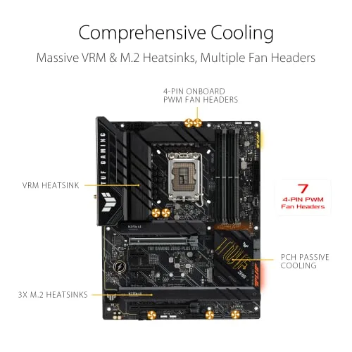 Carte Mère - ASUS - TUF GAMING Z690-PLUS WIFI - (90MB1AW0-M0EAY0) - vue 4