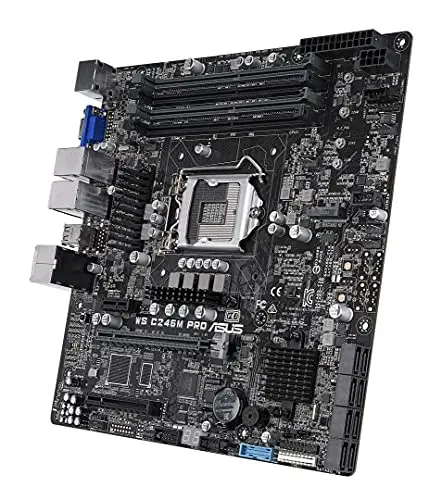 Carte mère - ASUS - WS C246M PRO - DDR4-SDRAM - 64 Go - LGA 1151 - vue 4