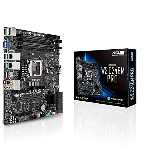 Carte mère - ASUS - WS C246M PRO - DDR4-SDRAM - 64 Go - LGA 1151 - vue 7