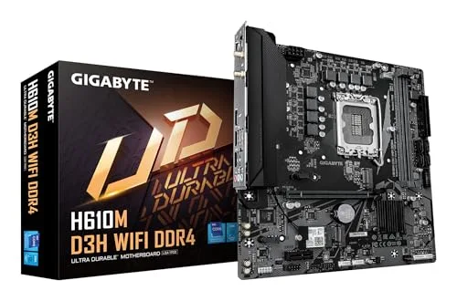 GIGABYTE H610M D3H WIFI DDR4, micro ATX, Wi-Fi
