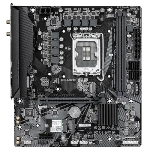 Carte mère - GIGABYTE - H610M D3H WIFI DDR4 - Format Micro-ATX - Chipset Intel H610 - WiFi & DDR4 - vue 2