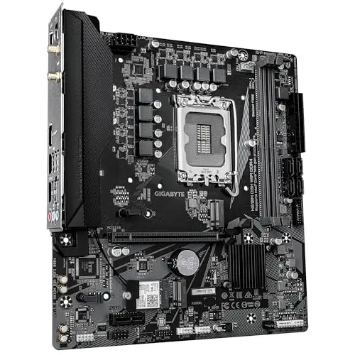 Carte mère - GIGABYTE - H610M D3H WIFI DDR4 - Format Micro-ATX - Chipset Intel H610 - WiFi & DDR4 - vue 3