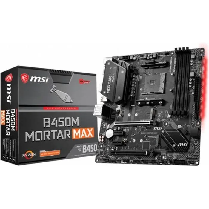 MSI B450M MORTAR MAX micro ATX AM4 DDR4