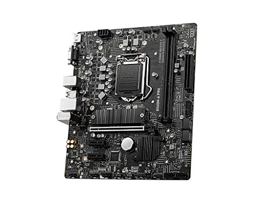 Carte Mère - MSI - B560M-A PRO - Micro ATX - LGA1200 - DDR4 SDRAM - vue 3