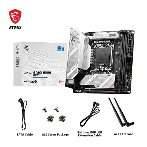 Carte mère - MSI - MPG B760I EDGE WIFI Intel B760 LGA 1700 mini ATX - vue 7